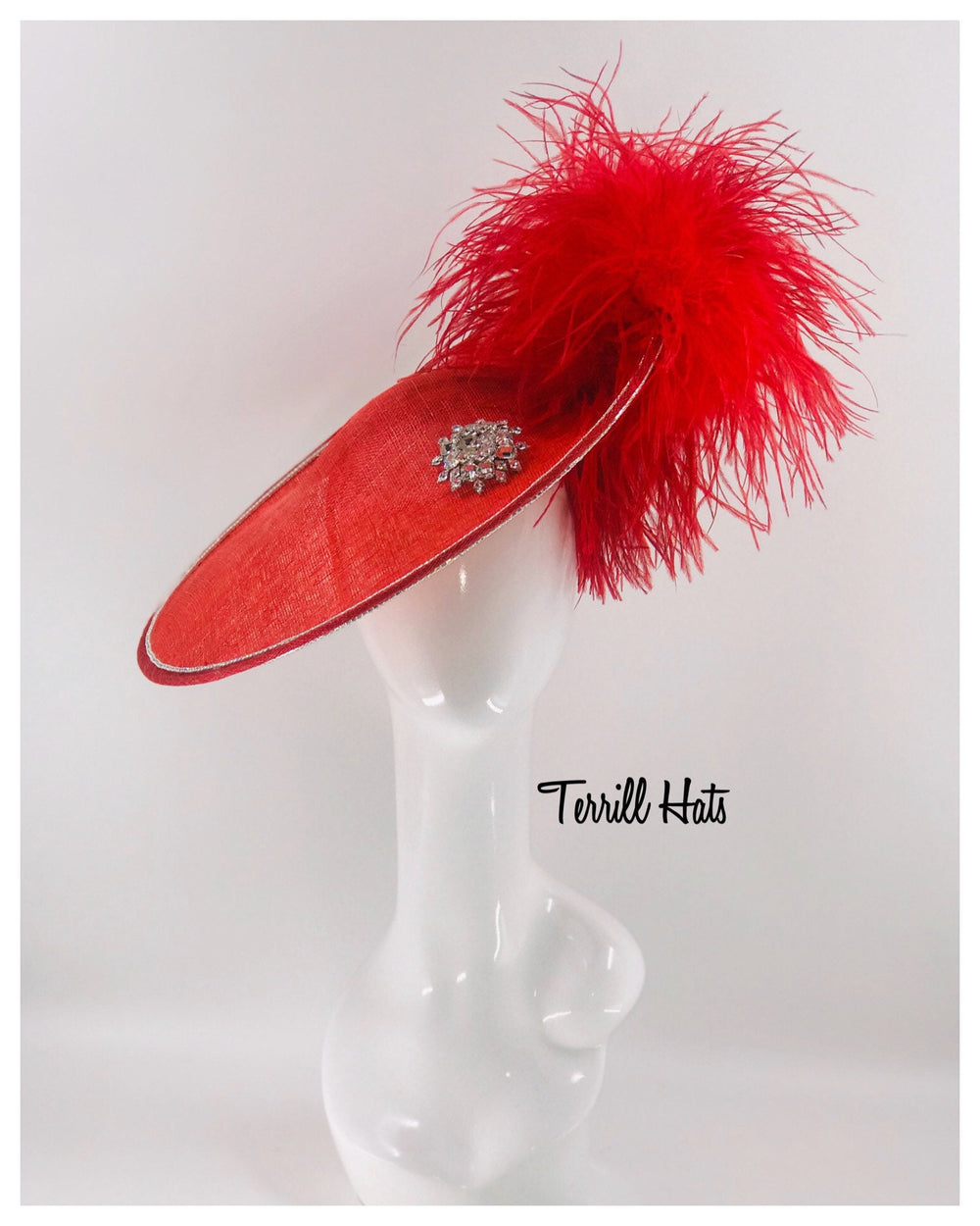 Big Red Kentucky Derby Hat