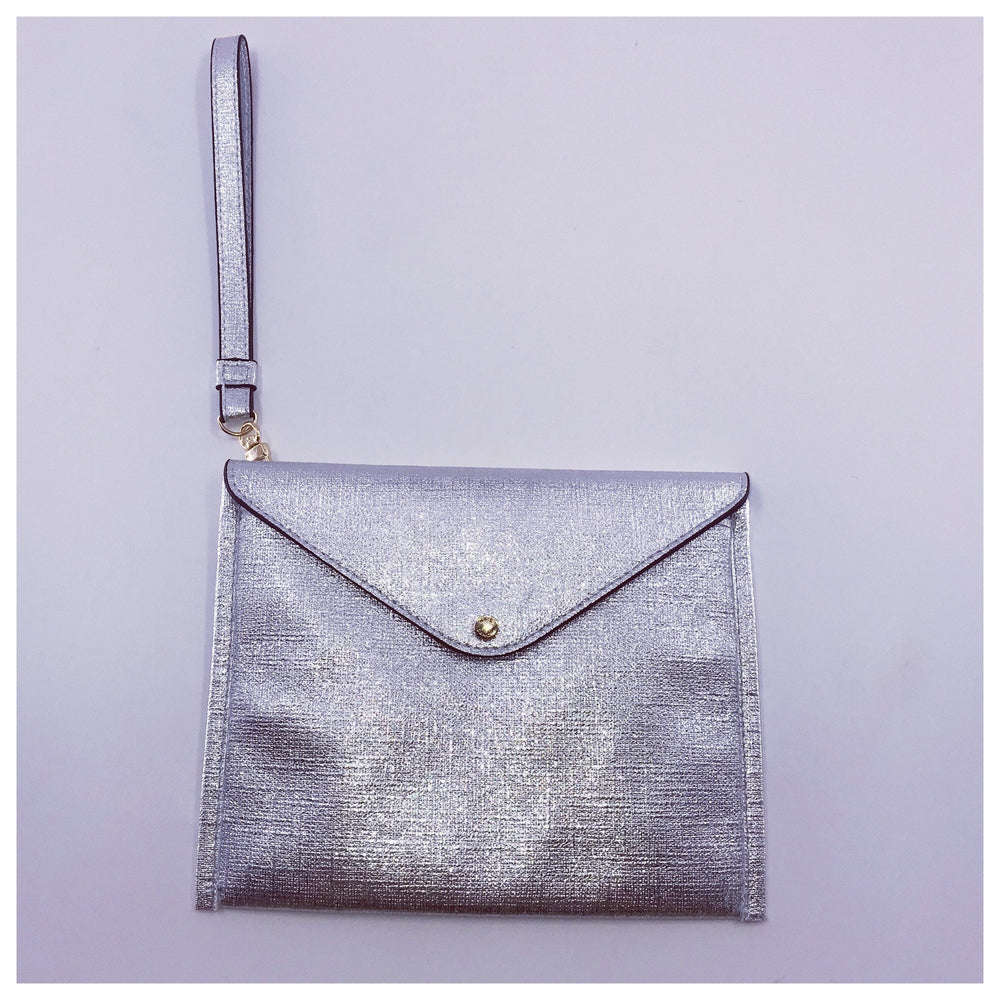 Metallic Derby Wristlet: "Talk Derby Baby" Clutch