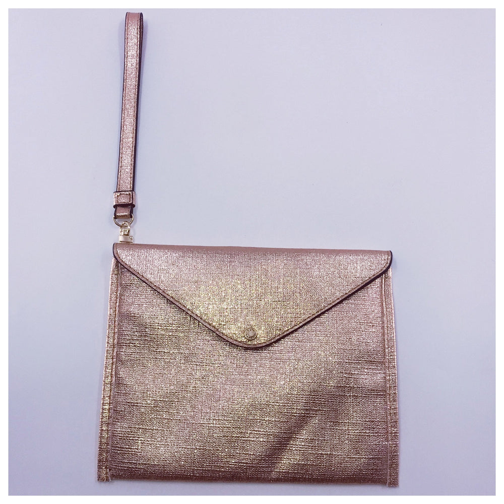 Metallic Derby Wristlet: "Talk Derby Baby" Clutch