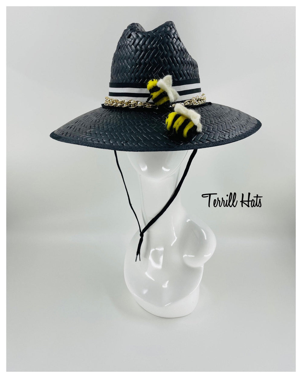 Fashionable Bee Sun Hat with Large Brim"