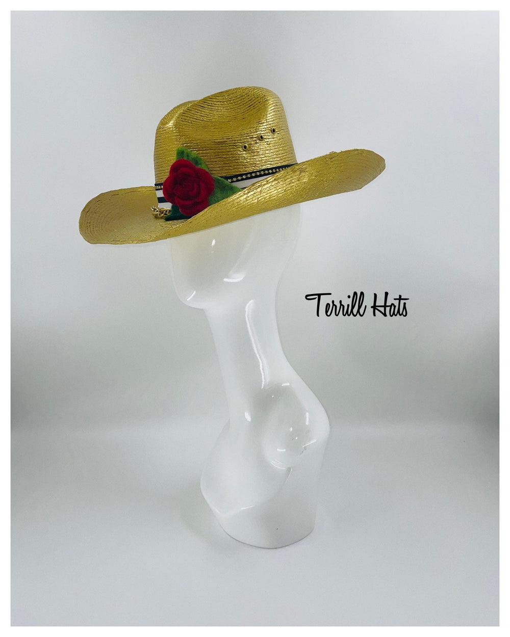 Gold Palm Cowboy Hat