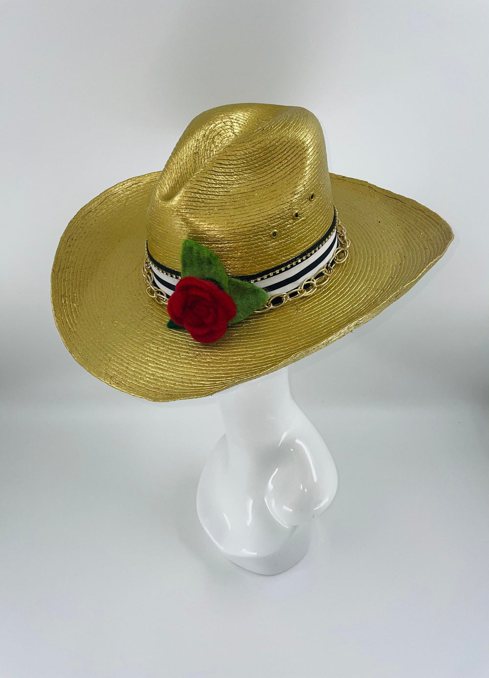 Gold Palm Cowboy Hat