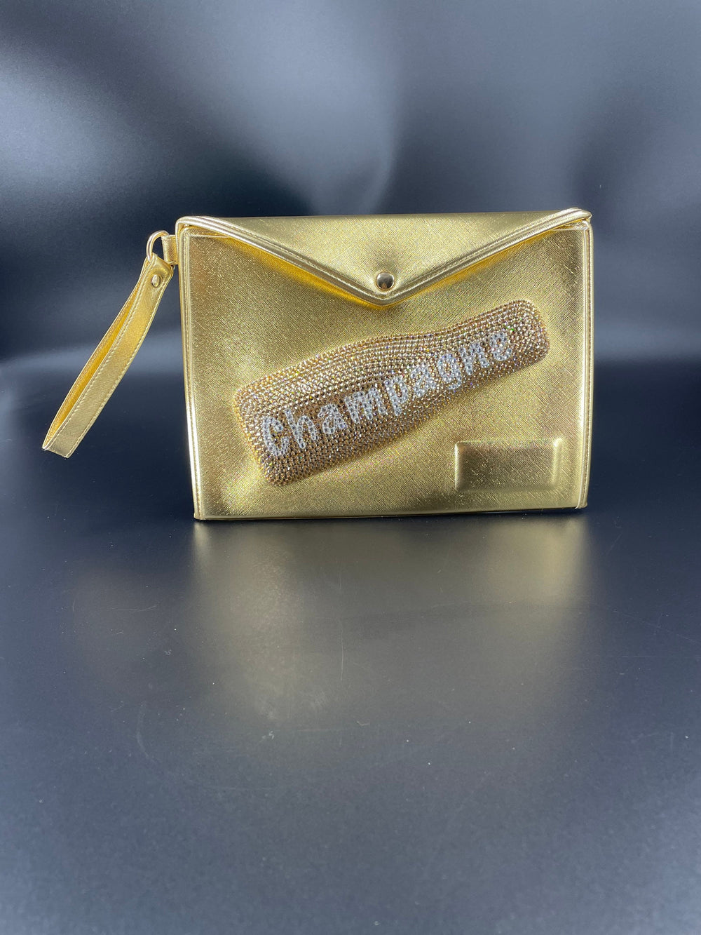 Gold Champagne Carrier Clutch