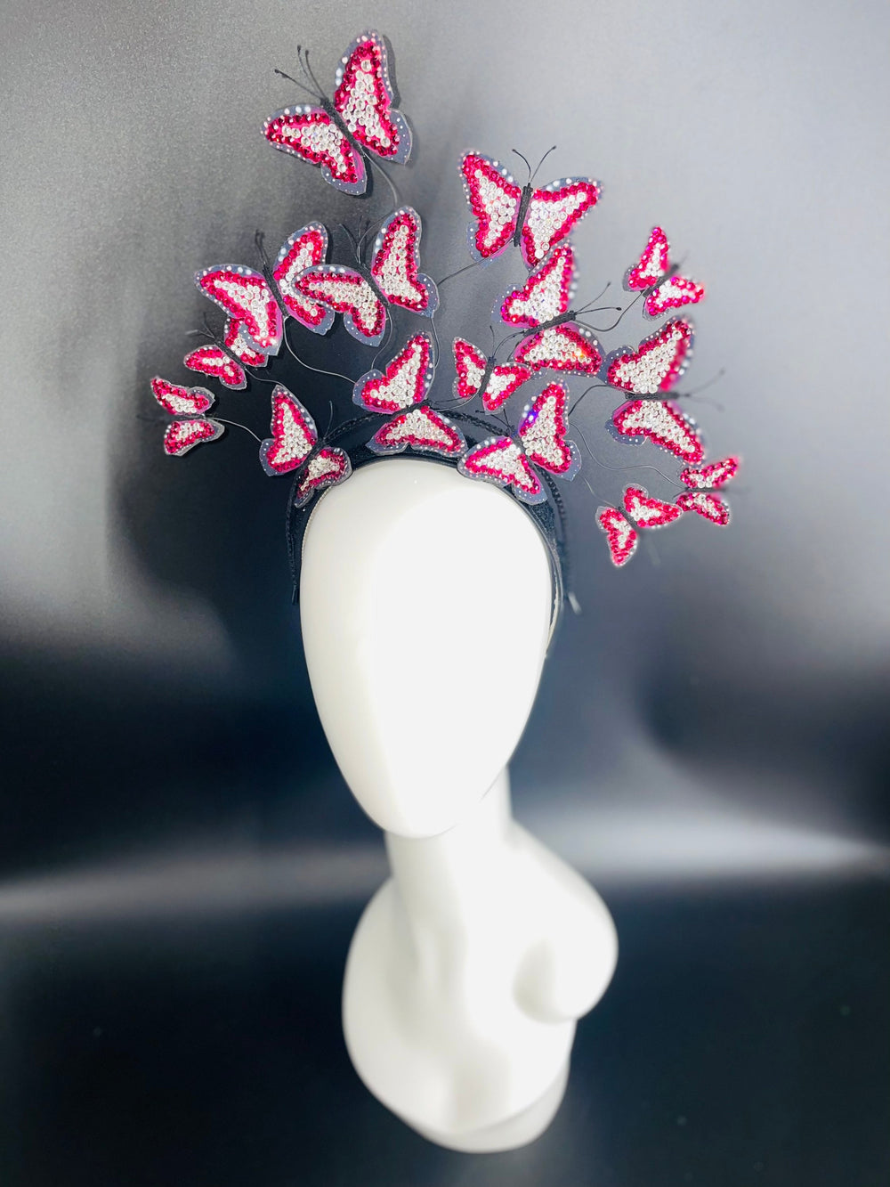 Crystal Butterfly Headband Fascinator