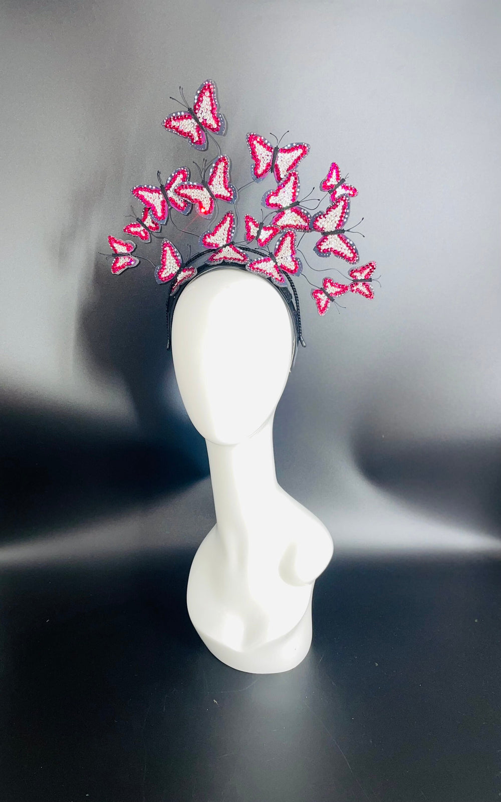 Crystal Butterfly Headband Fascinator