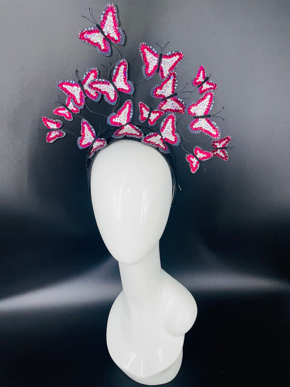 Crystal Butterfly Headband Fascinator