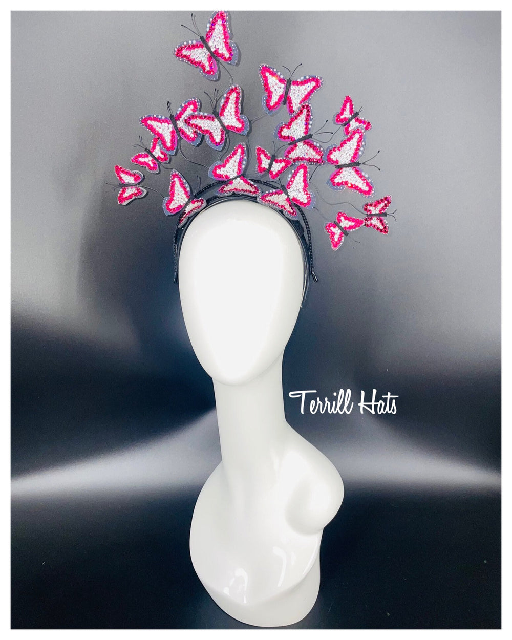 Crystal Butterfly Headband Fascinator