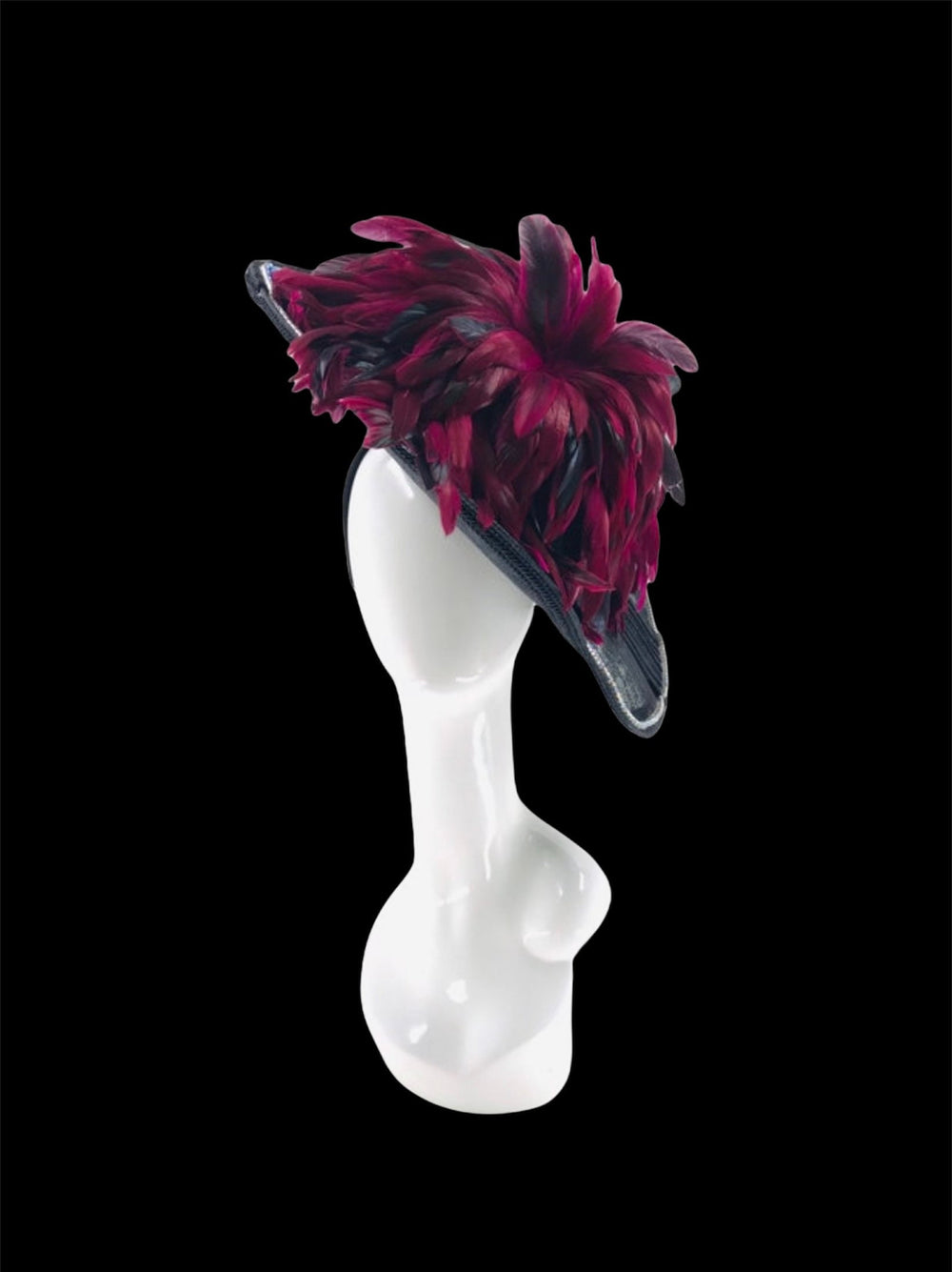 Burgundy Wine Kentucky Derby Fascinator