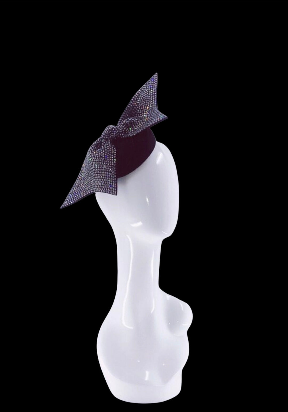 Black Swarovski Fascinator