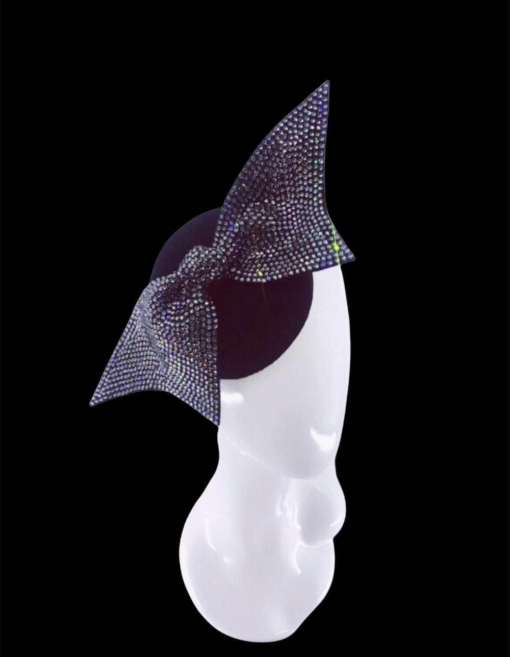 Black Swarovski Fascinator