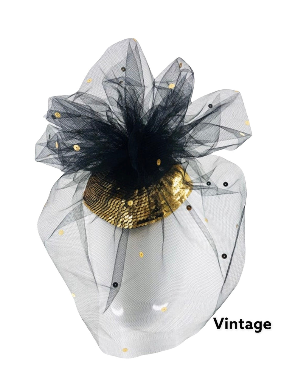 Vintage Whittal & Shon Gold RARE Fascinator