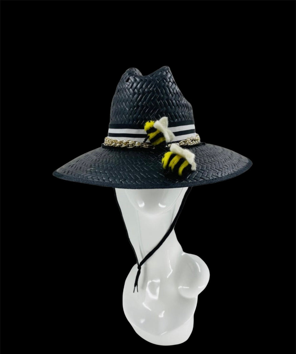 Fashionable Bee Sun Hat with Large Brim"