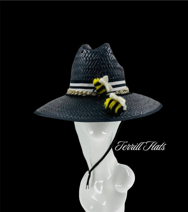 Fashionable Bee Sun Hat with Large Brim"