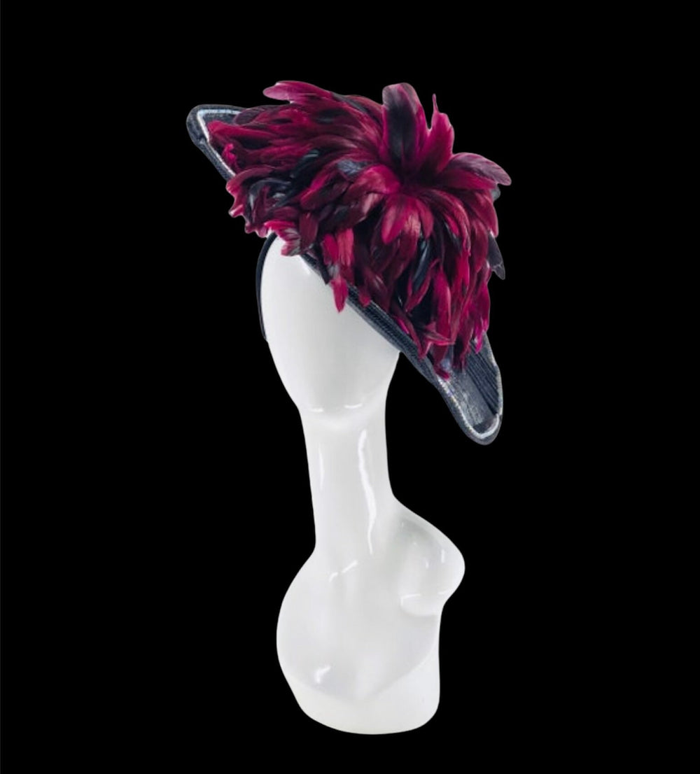 Burgundy Wine Kentucky Derby Fascinator