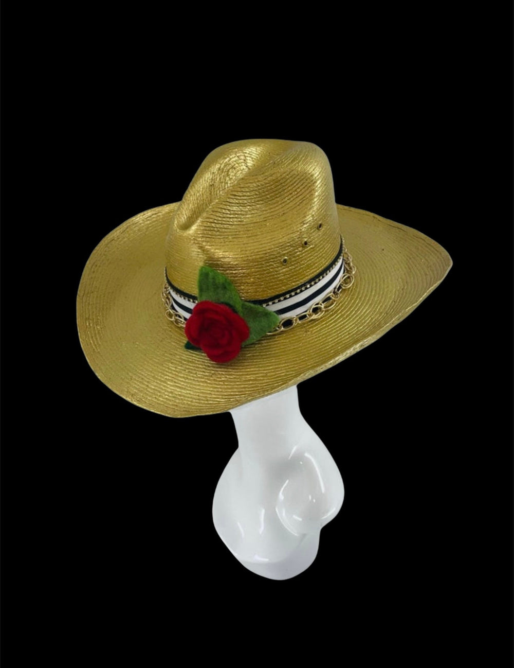Gold Palm Cowboy Hat