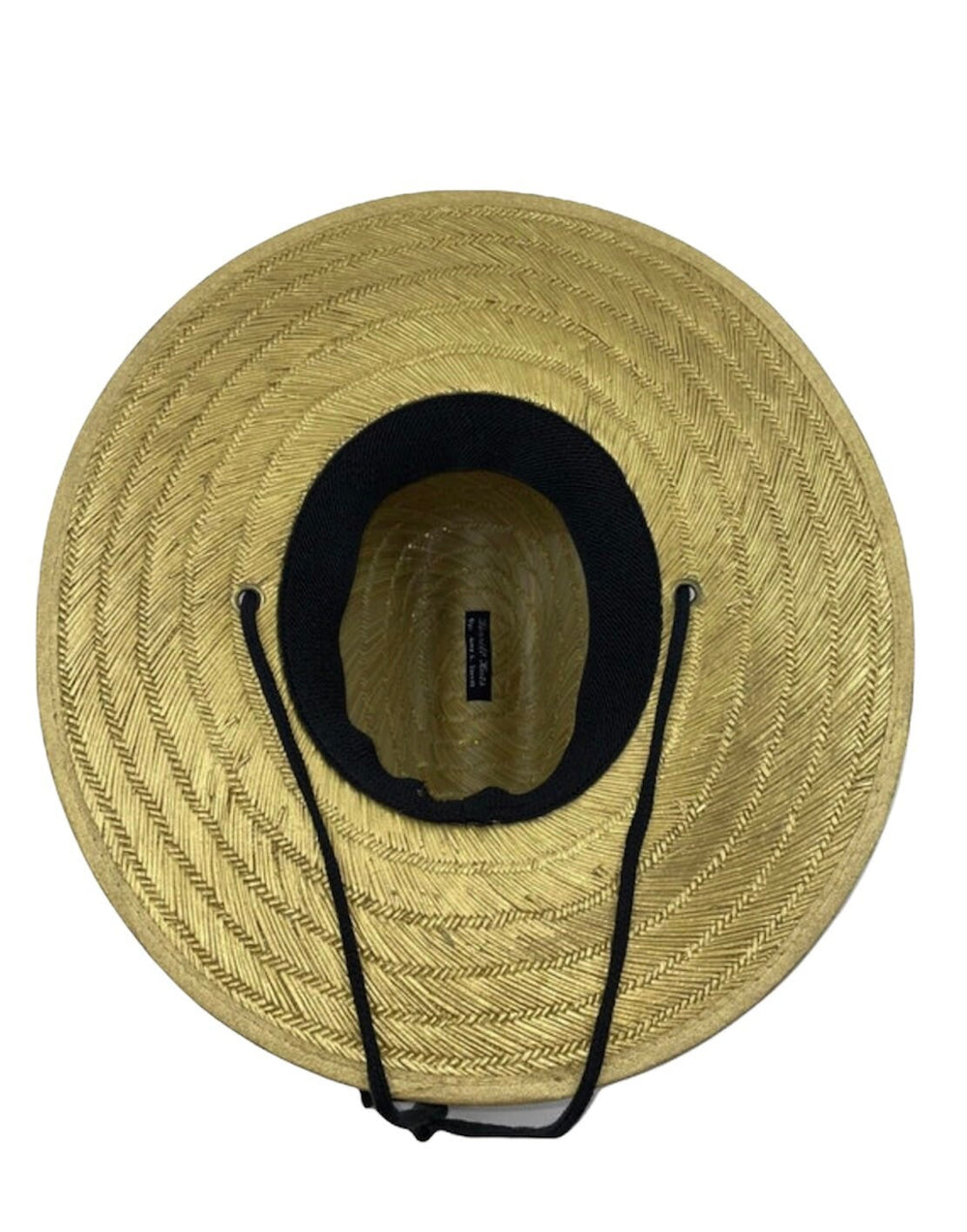 Gold Straw Big Brim Sun Hat