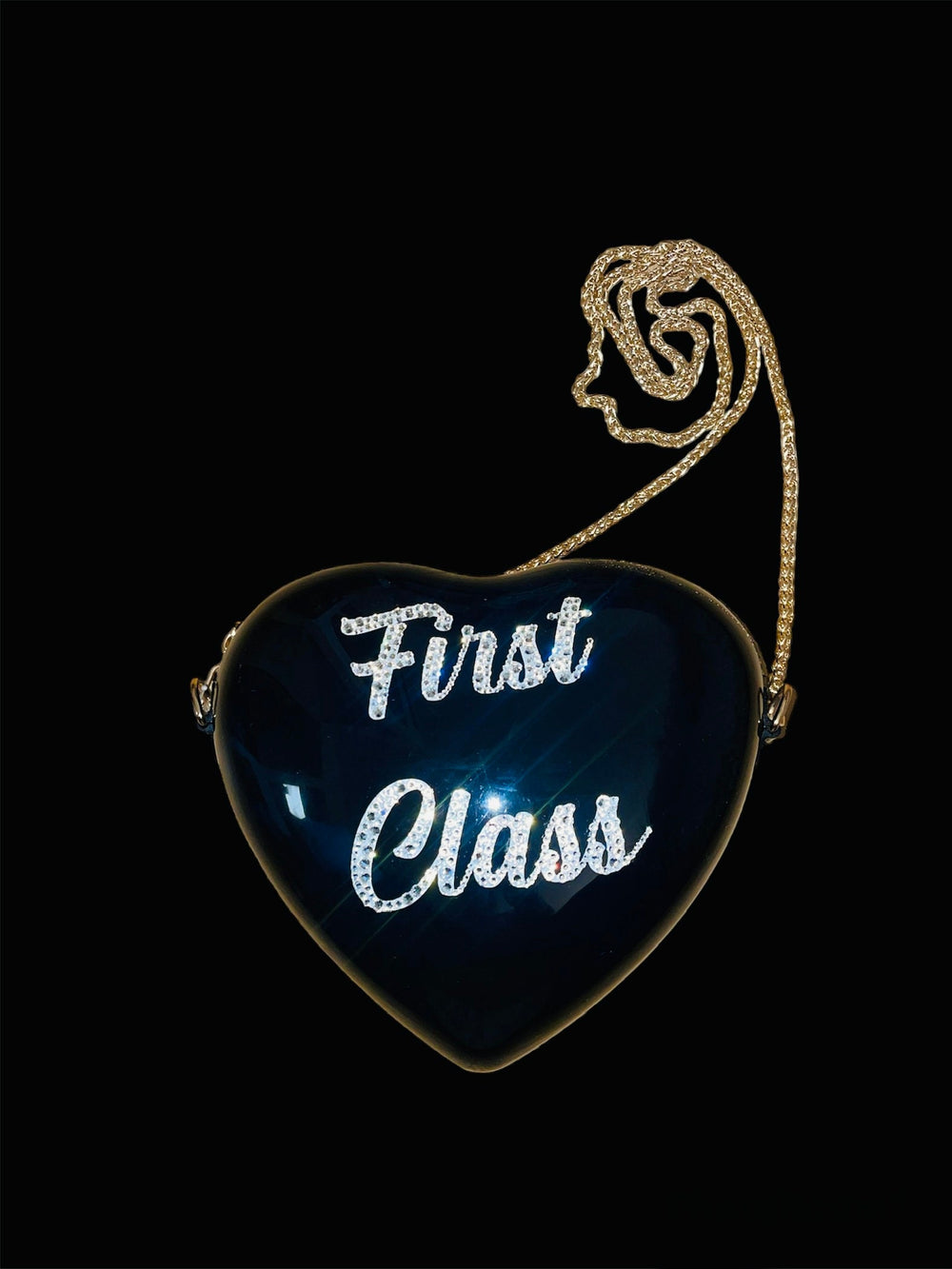 Black Crossbody Swarovski FIRST CLASS  Jelly Bag