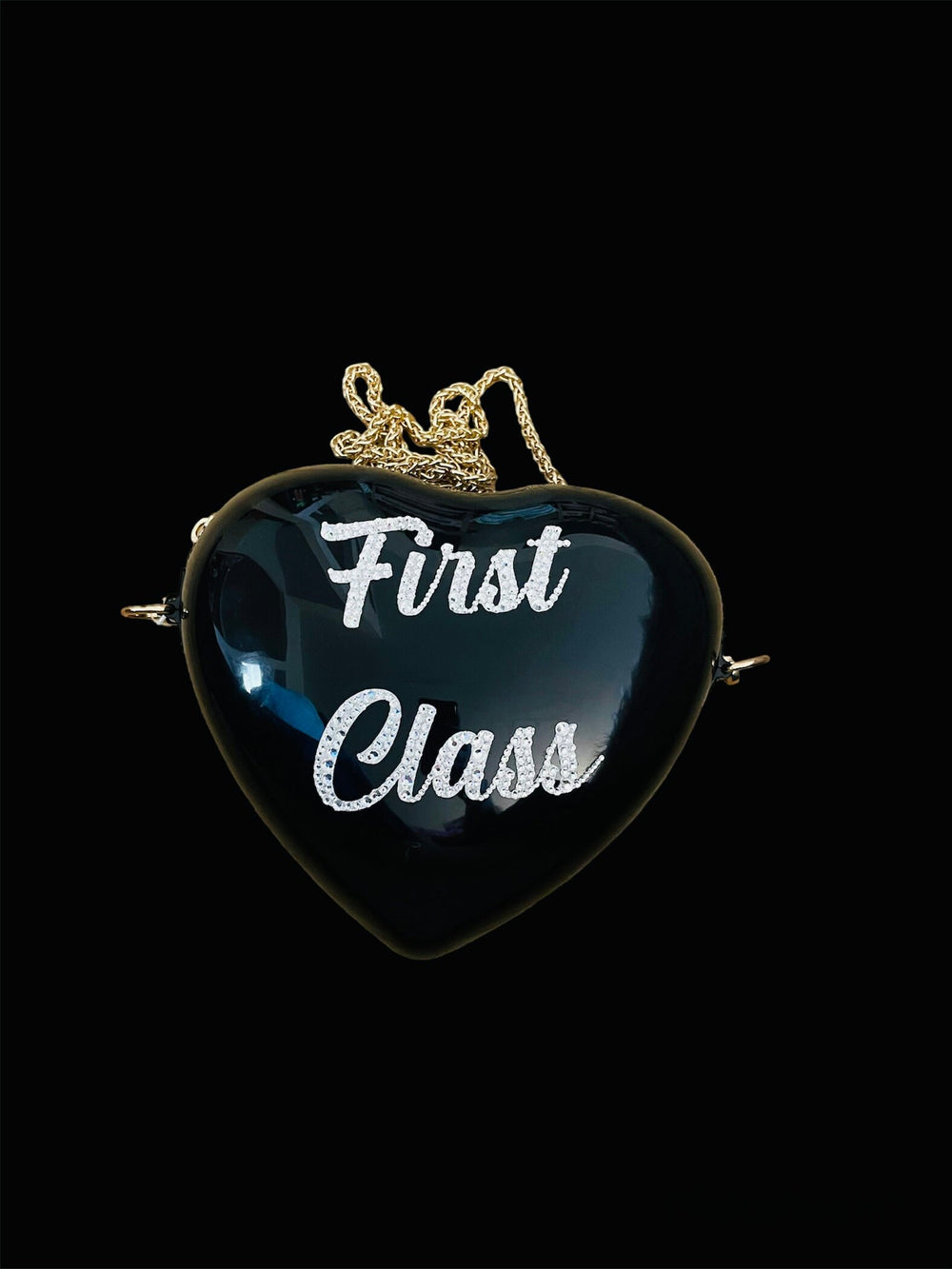 Black Crossbody Swarovski FIRST CLASS  Jelly Bag