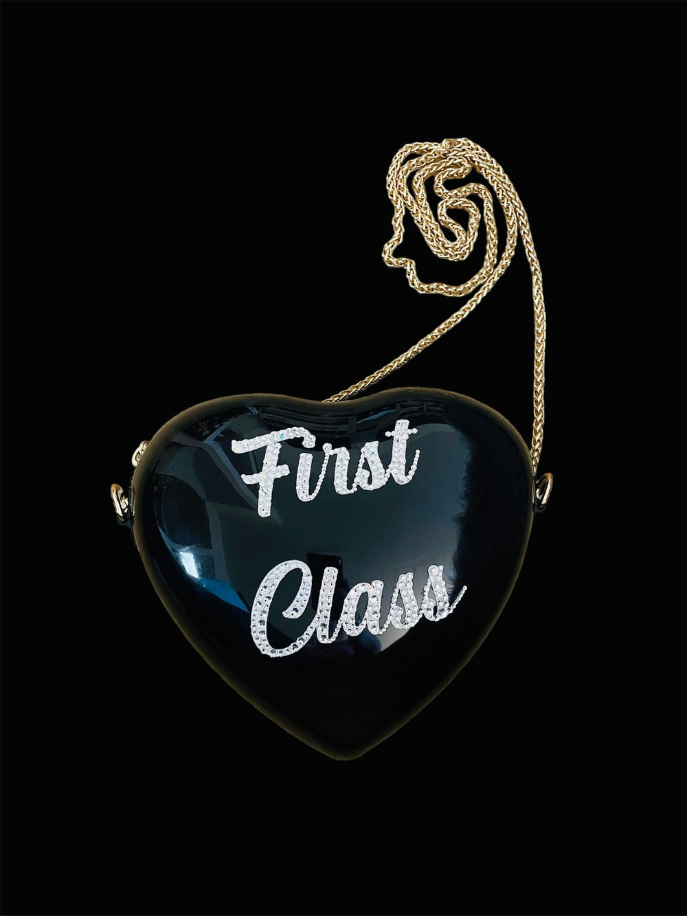 Black Crossbody Swarovski FIRST CLASS  Jelly Bag