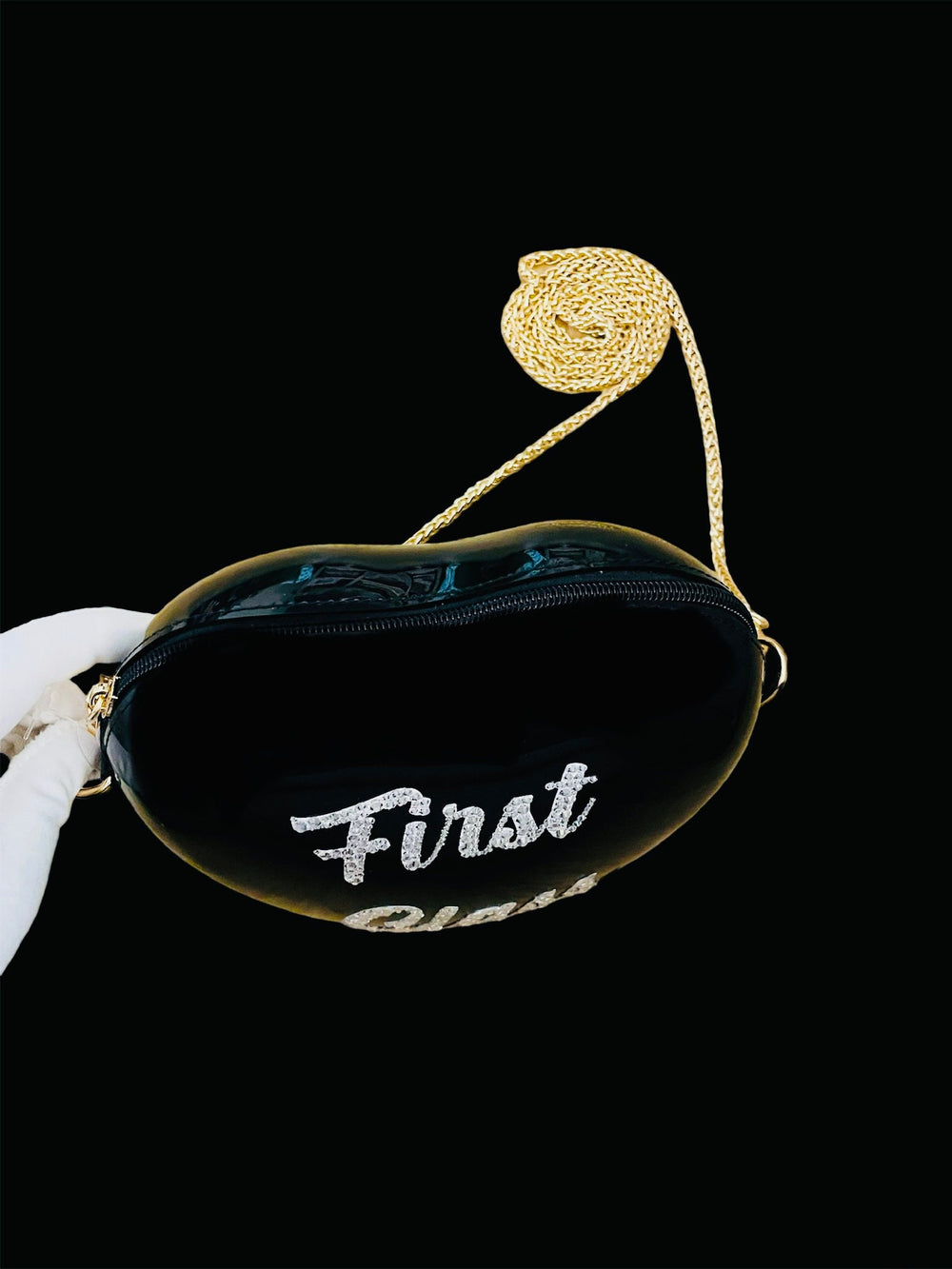 Black Crossbody Swarovski FIRST CLASS  Jelly Bag
