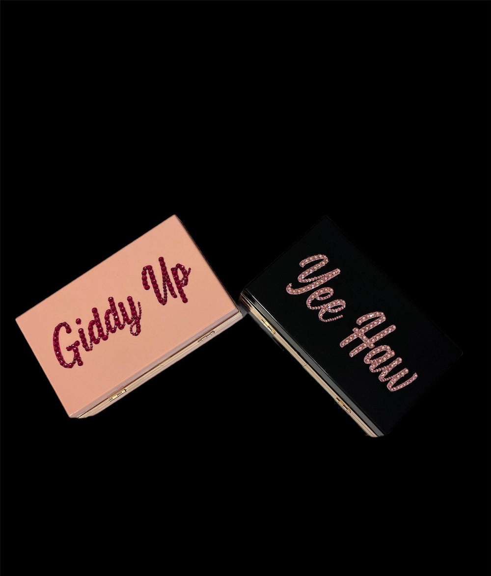 Pink “Giddy Up” Crystal Acrylic Purse