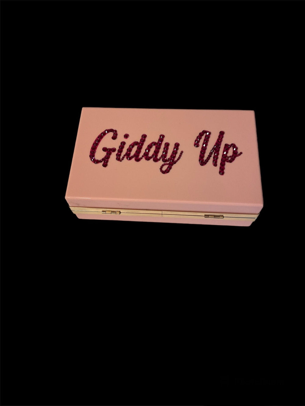 Pink “Giddy Up” Crystal Acrylic Purse