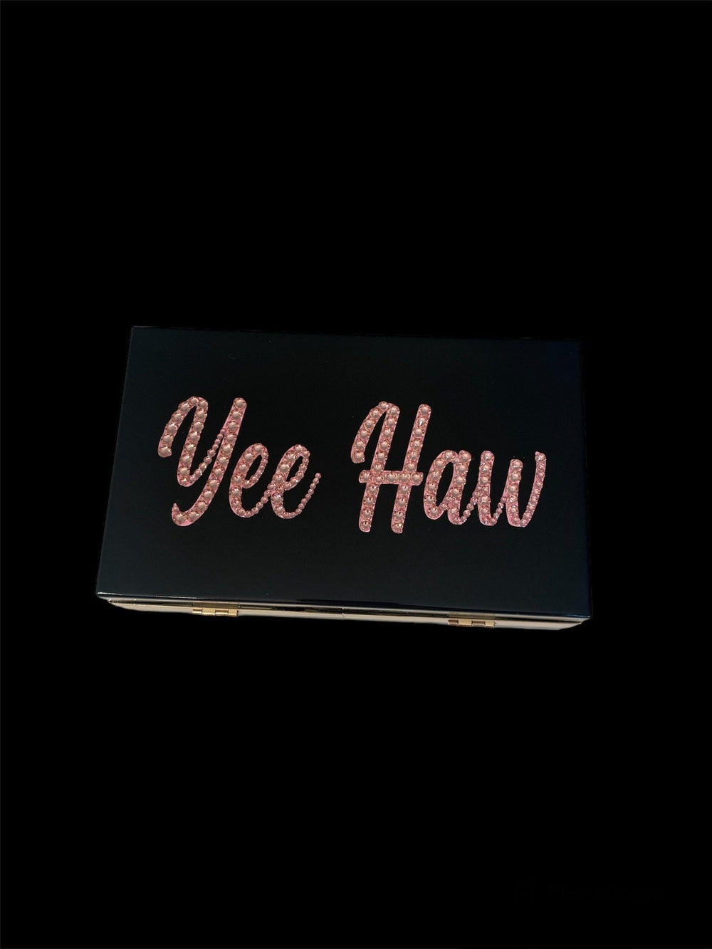 Black & Pink “Hee Haw”  Acrylic Cluth or Crossbody Bag