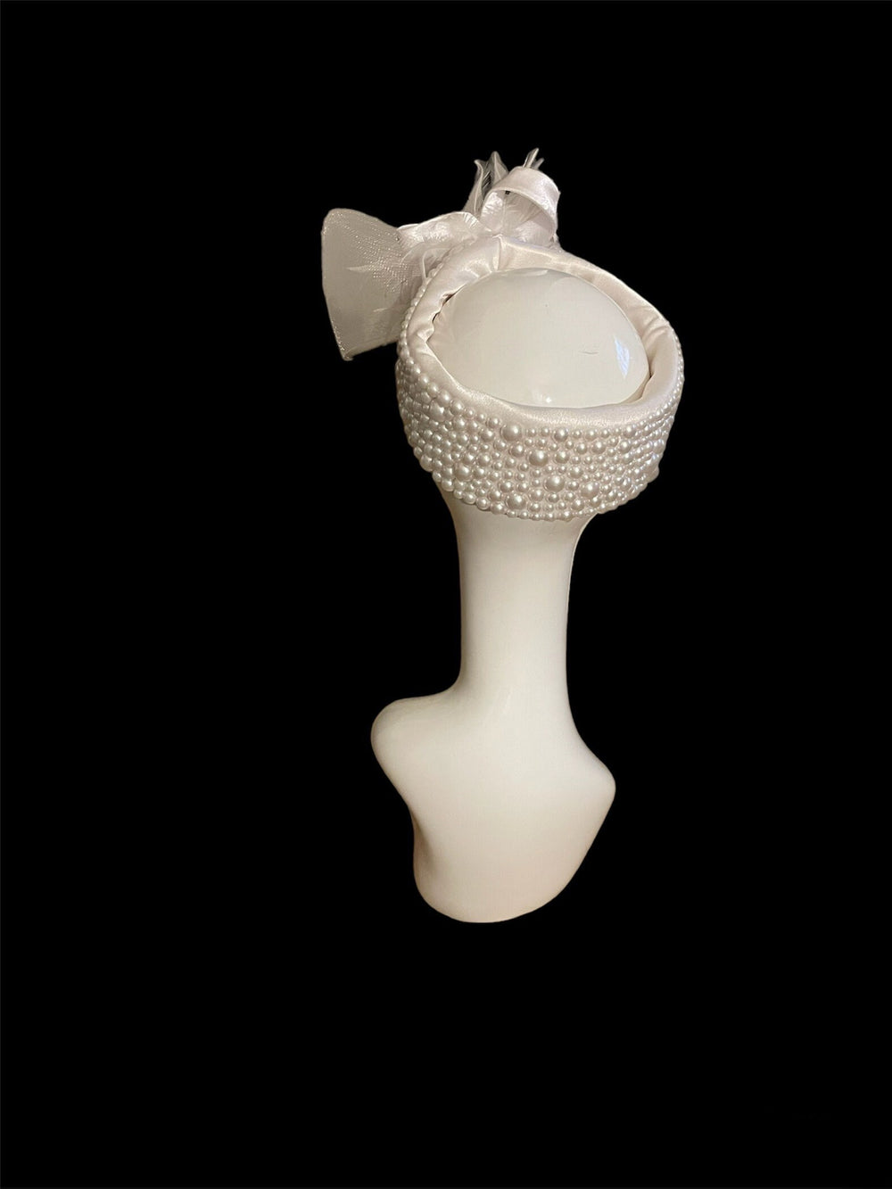 White Pearl Bridal Headpiece