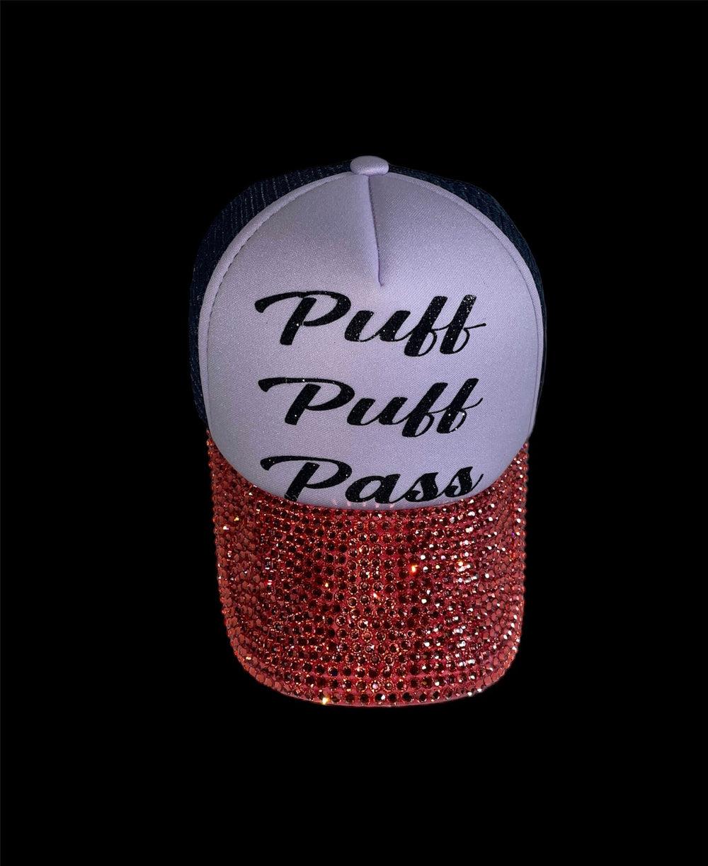 Puff Puff Pass Custom Trucker Hat