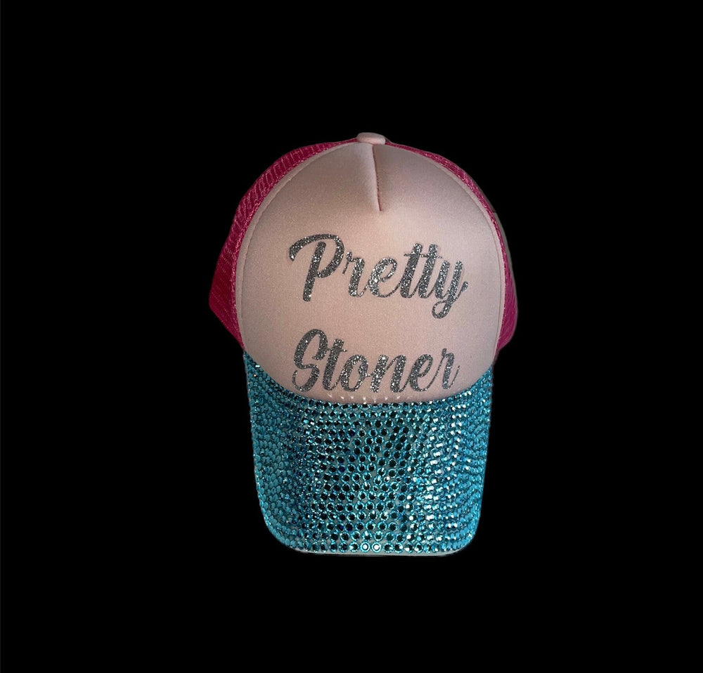 Pink Pretty Stoner Trucker Hat