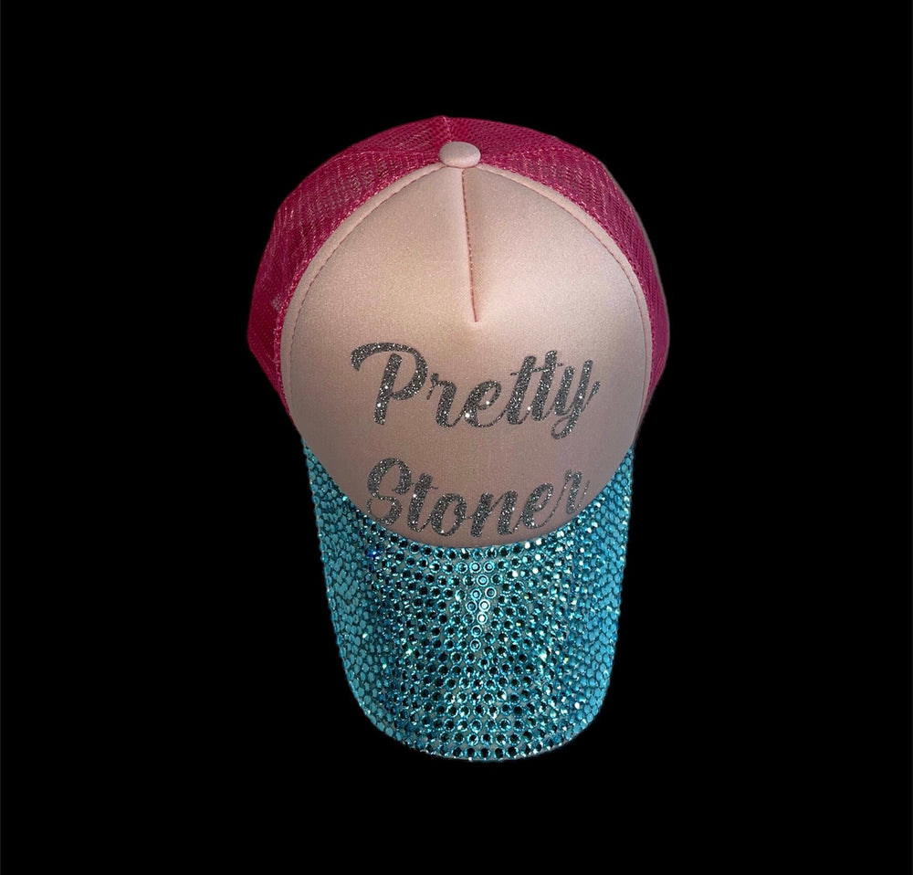 Pink Pretty Stoner Trucker Hat
