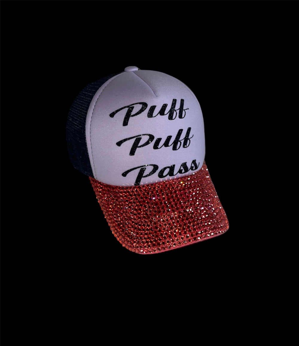 Puff Puff Pass Custom Trucker Hat