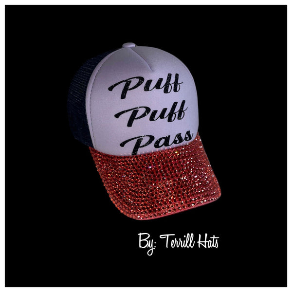 Puff Puff Pass Custom Trucker Hat
