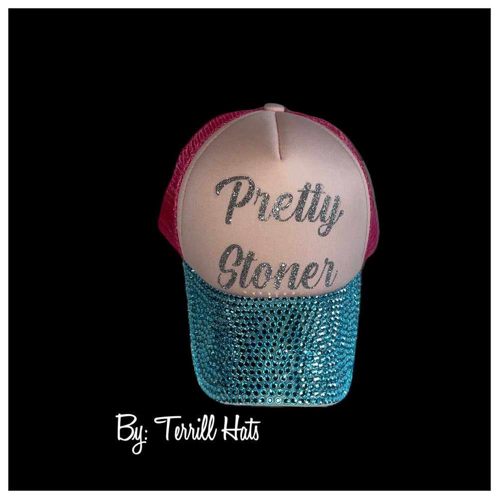 Pink Pretty Stoner Trucker Hat