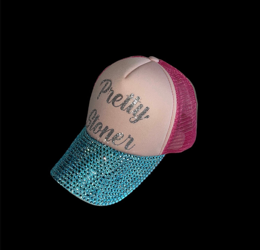 Pink Pretty Stoner Trucker Hat