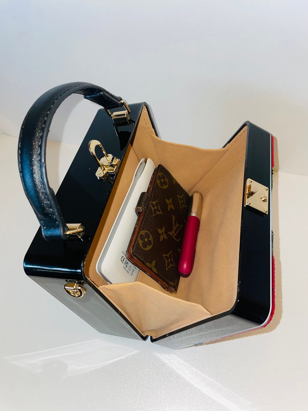 Swarovski Lemon Face Acrylic Handbag