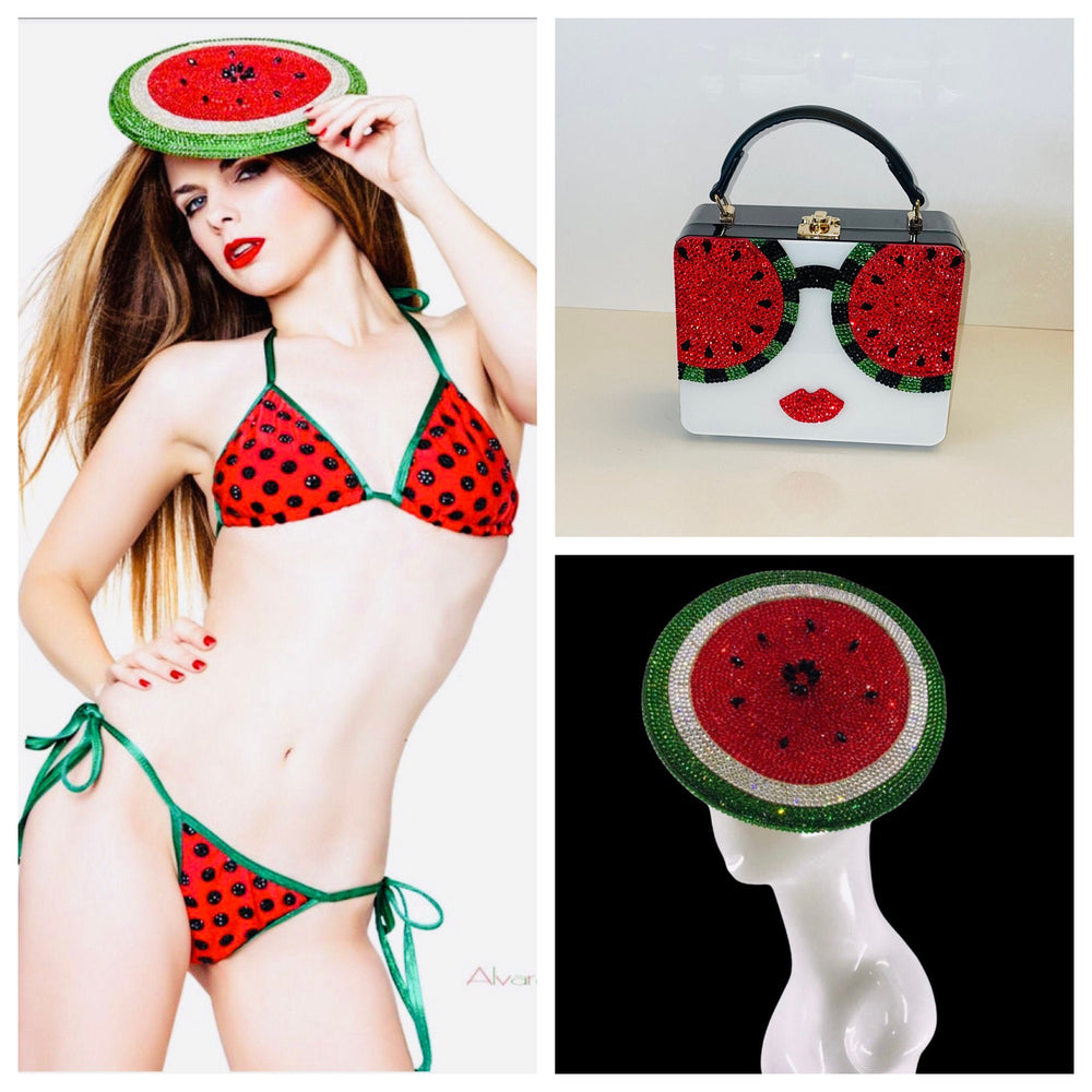 Swarovski Watermelon Face Acrylic Handbag