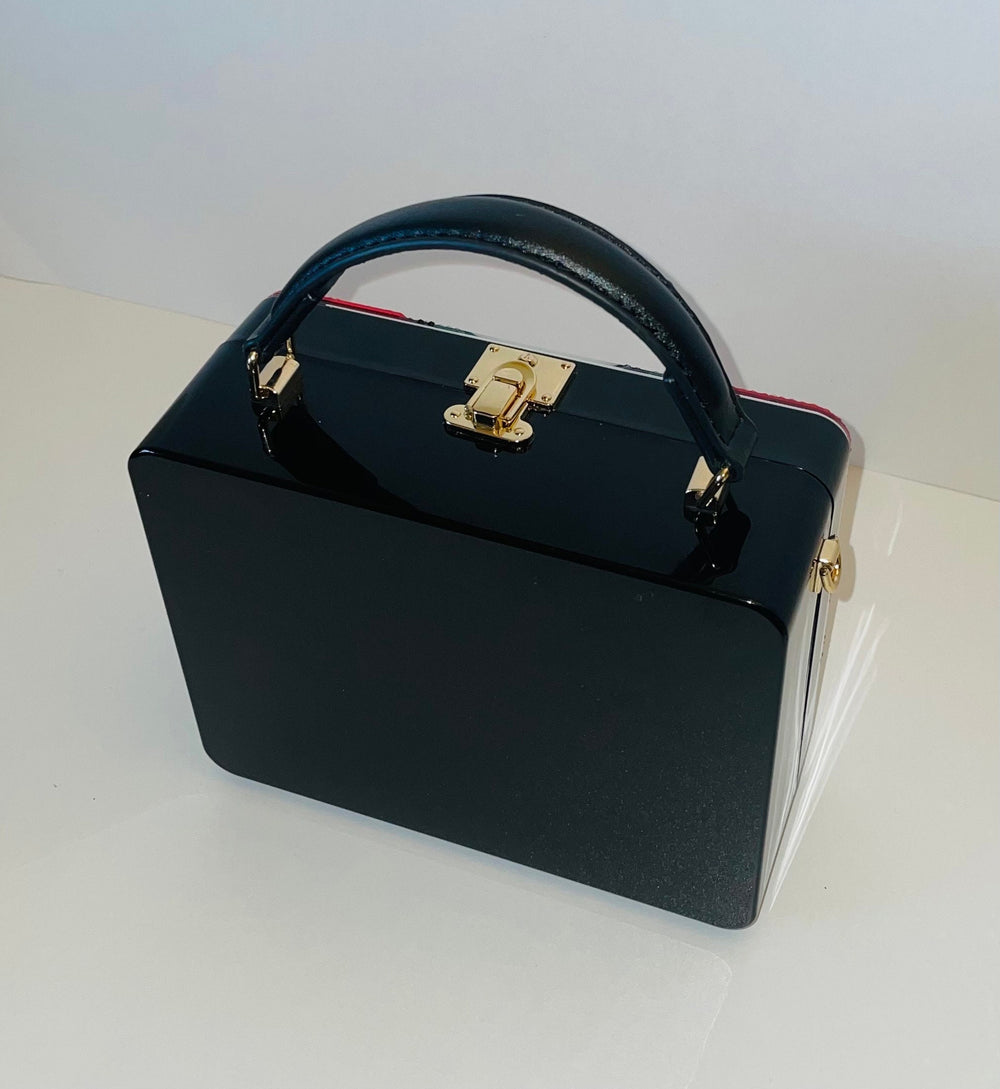 Swarovski Lemon Face Acrylic Handbag