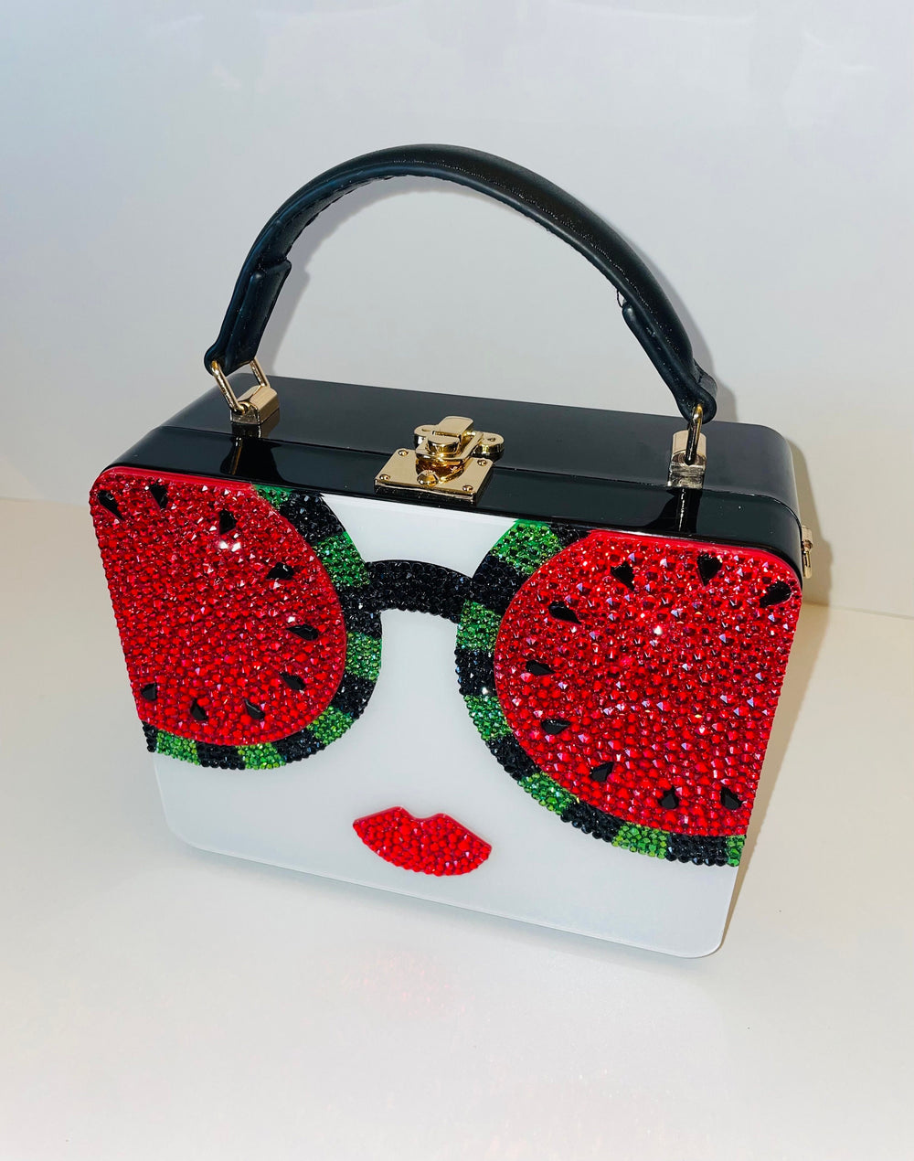 Swarovski Watermelon Face Acrylic Handbag