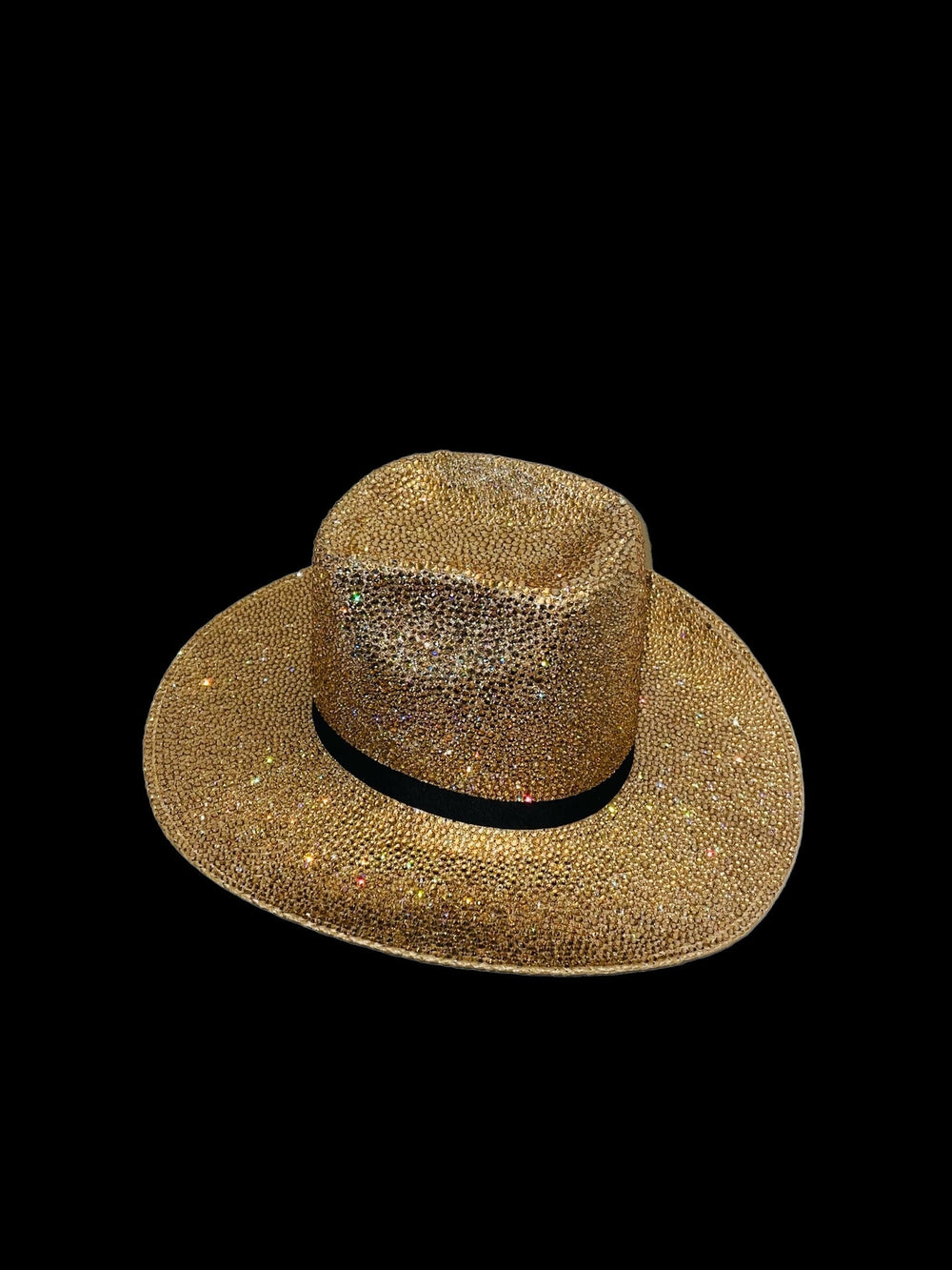 Champagne Swarovski Crystal Custom Cowboy Hat