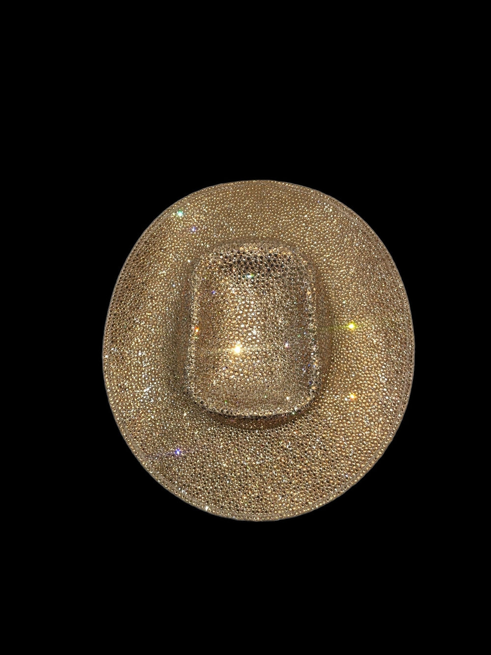 Champagne Swarovski Crystal Custom Cowboy Hat