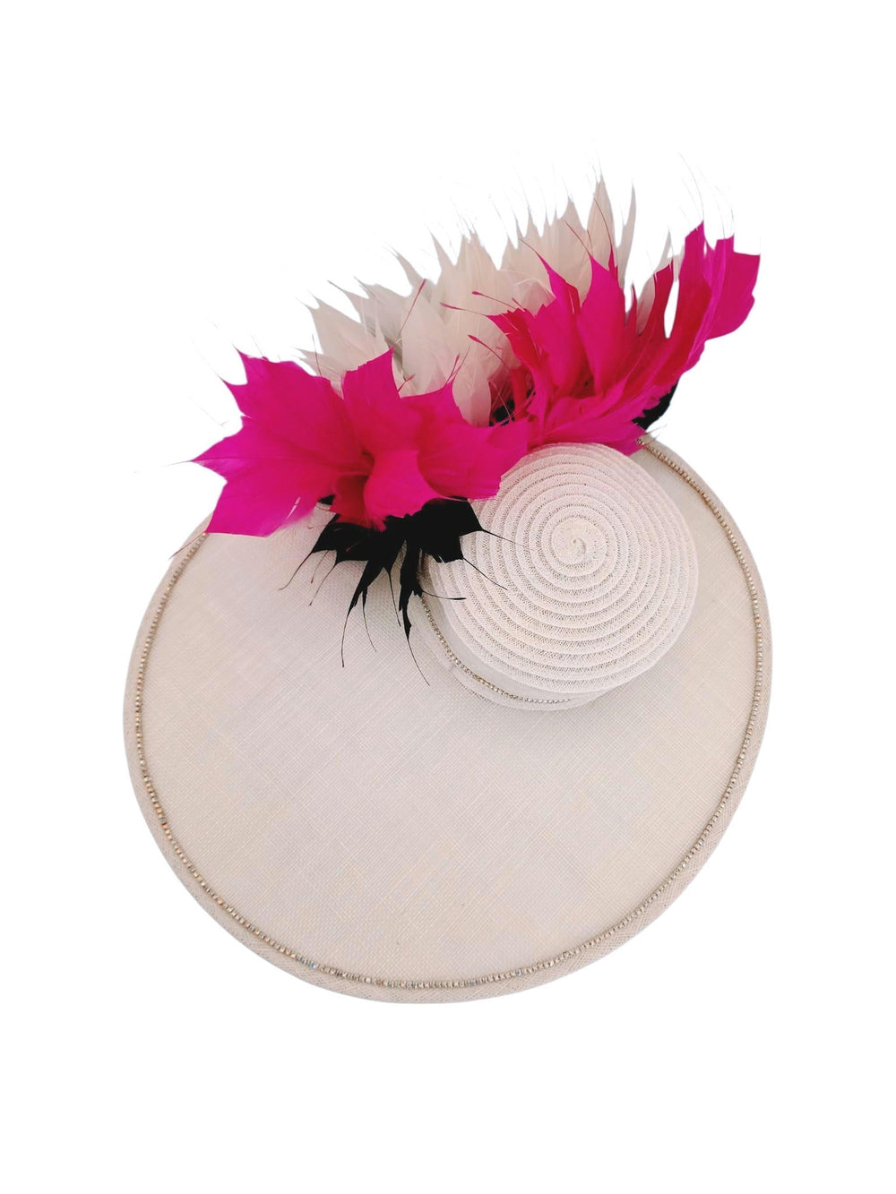 Pretty in Pink Feather Fascinator