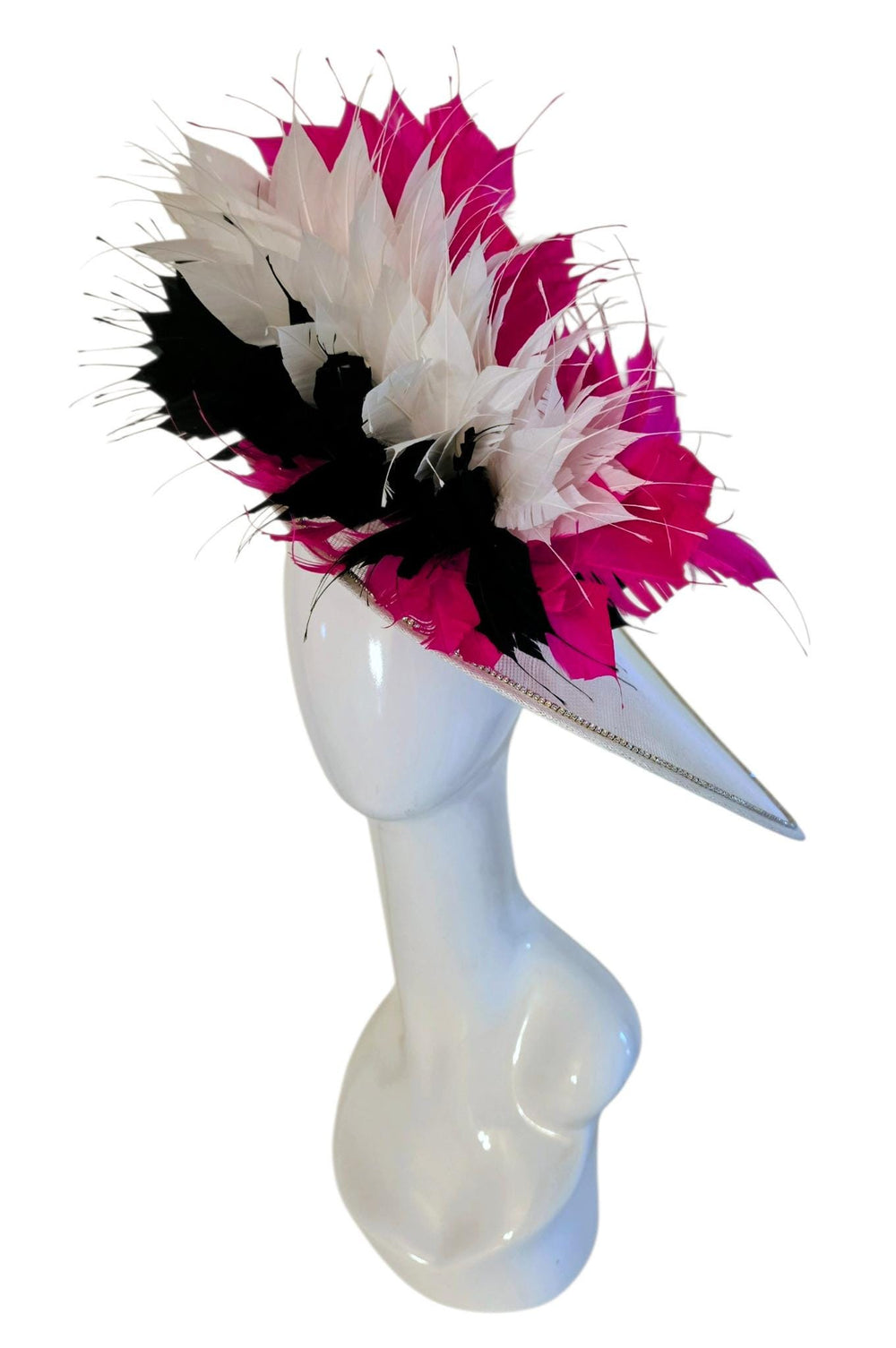 Pretty in Pink Feather Fascinator