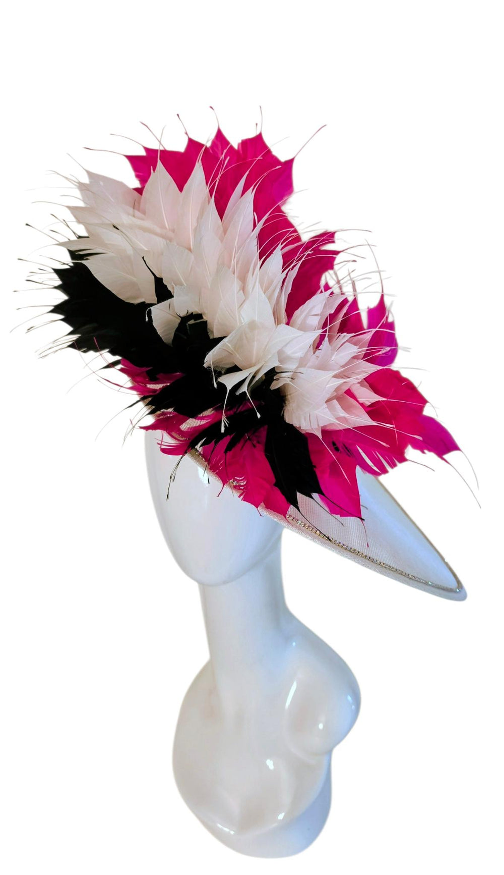 Pretty in Pink Feather Fascinator
