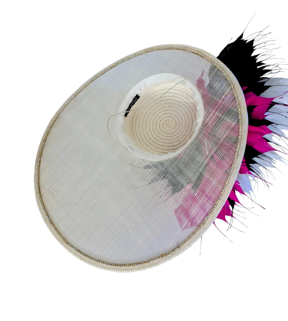 Pretty in Pink Feather Fascinator