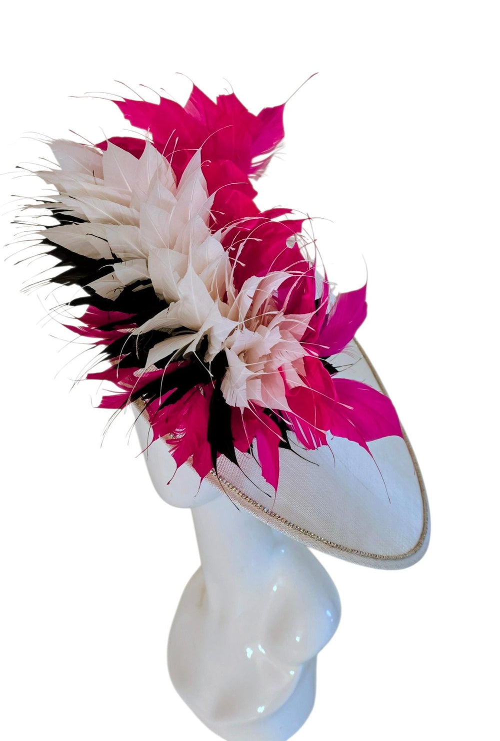 Pretty in Pink Feather Fascinator