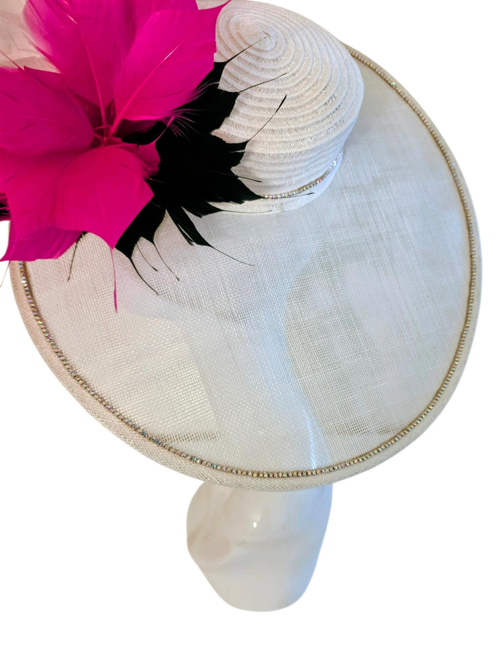 Pretty in Pink Feather Fascinator
