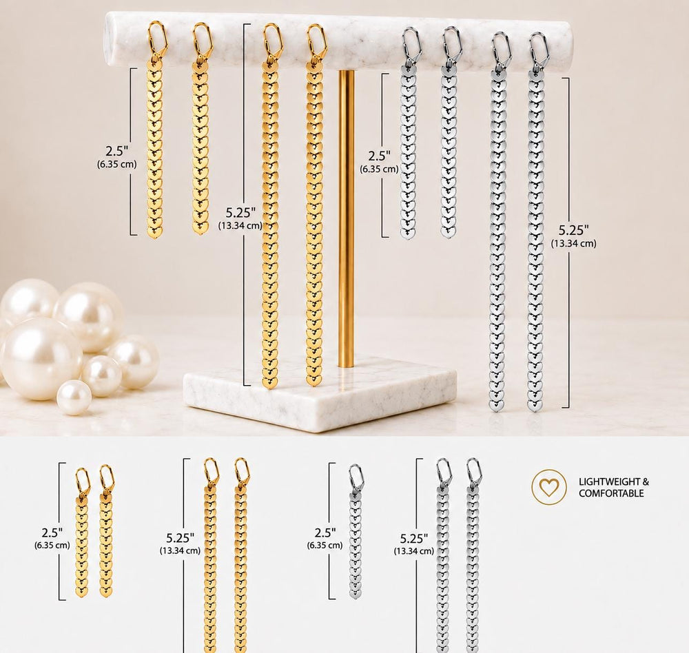 All Eyes on Me Shoulder Duster Earrings (Gold & Silver)